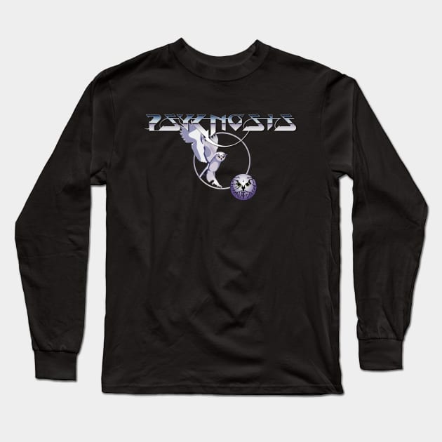 Retro Video Games Psygnosis Logo Long Sleeve T-Shirt by Meta Cortex